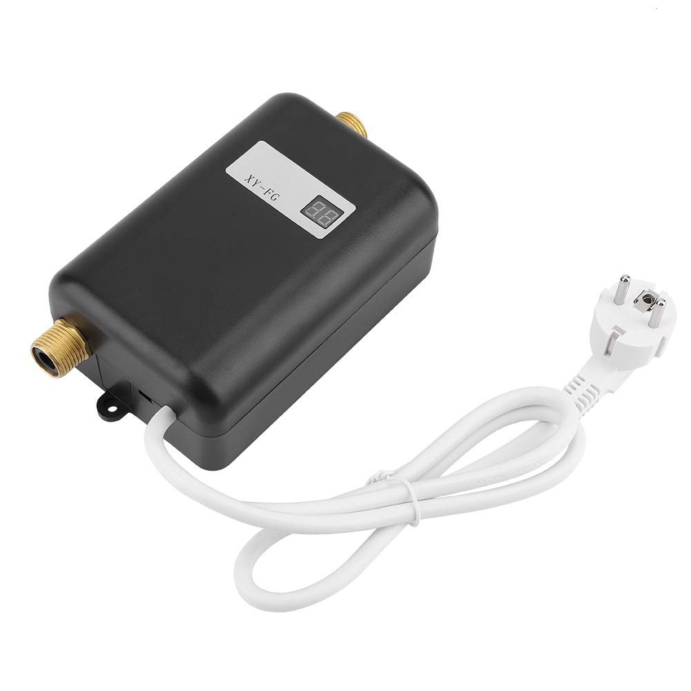 NICEON Chauffe-Eau Electrique 220V 3400W Chauffe-Eau Instantané Convient Pour Convertir De L'Eau Froide En Eau Chaude Température De Débit D'Eau Réglable Pour Cuisine Salle De Bain(Black) -Ubbink Magasin AAHKMJXYDAFdJAOAIMEbOAchMsjc3QZBtjSFHA9dqEpXPSB65XDJrhSVyThNg87jDURivsIQioVkU4HdlEVCOvmJqupLSMDIfZUAQ v3XTYZwxYwvLYpRNbL