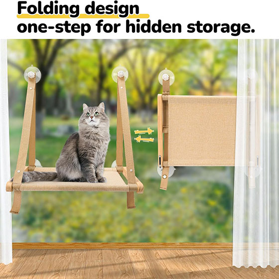 Hamac pour chat pliable