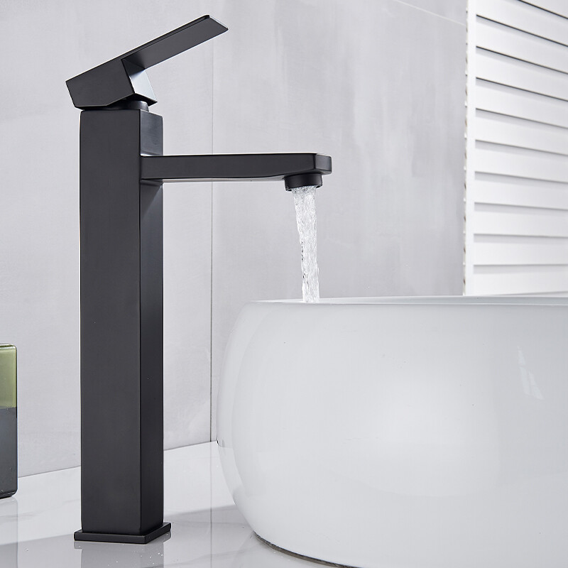 Robinet de lavabo noir YMYNY