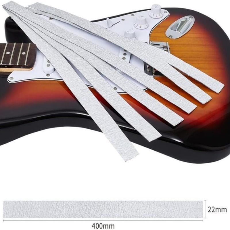 Règle de nivellement frettes guitare 40 cm - vue d'ensemble