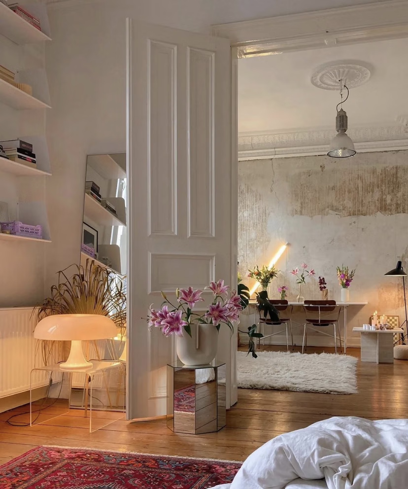 Lampe de table champignon Nessino