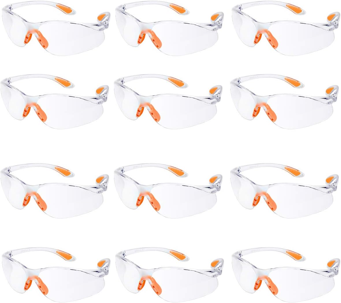 Lunettes De Sécurité Anti-buée - Protection Yeux Chantier, Atelier | Polycarbonate, Monture Robuste, Anti-éclaboussures