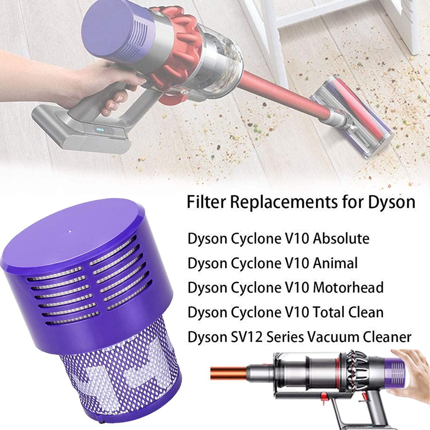 Filtre de remplacement pour Dyson V10