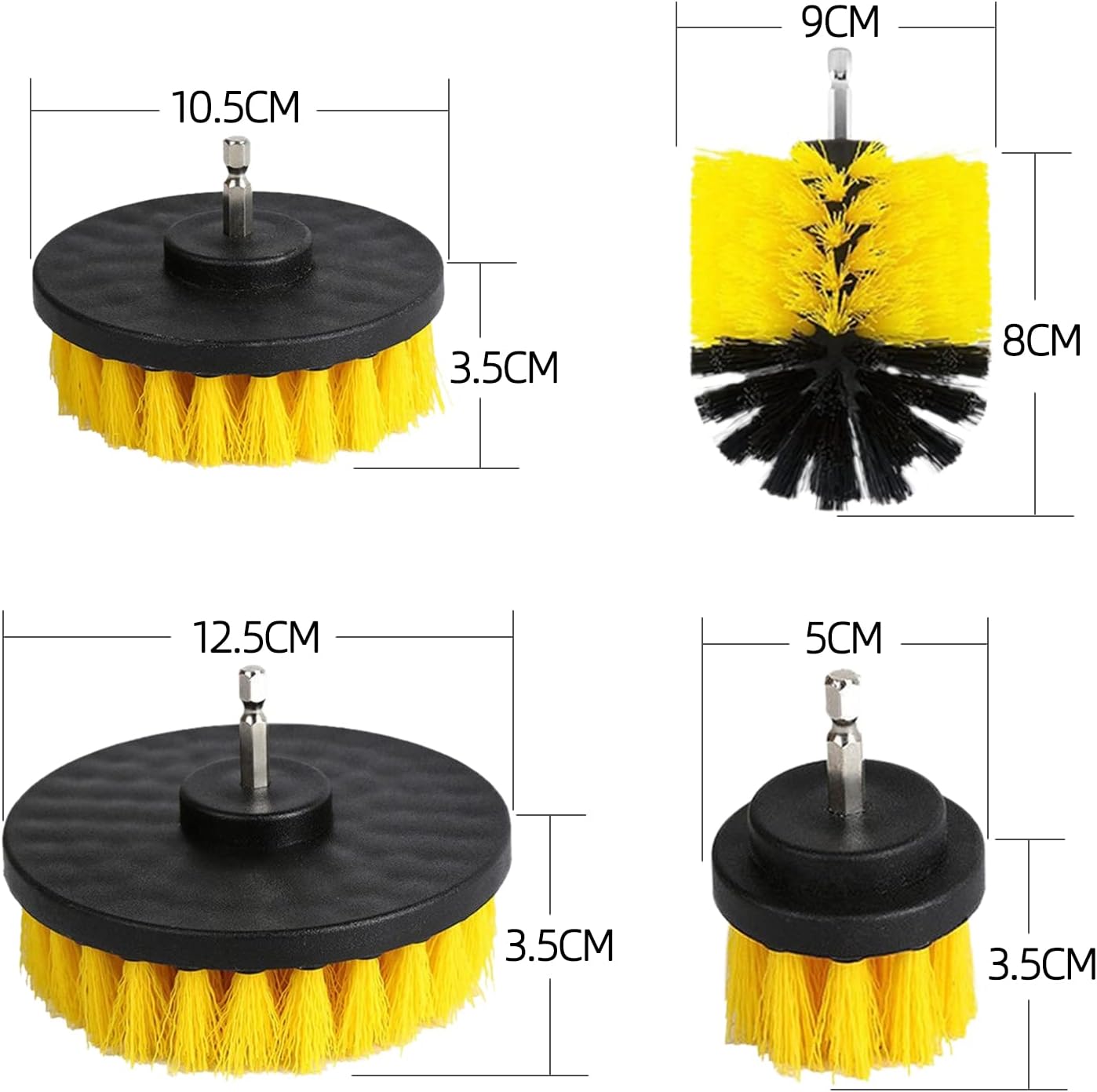 Lot De 5 Brosses De Nettoyage Vêtements - Tête Rotative Velours - Magic Brosse
