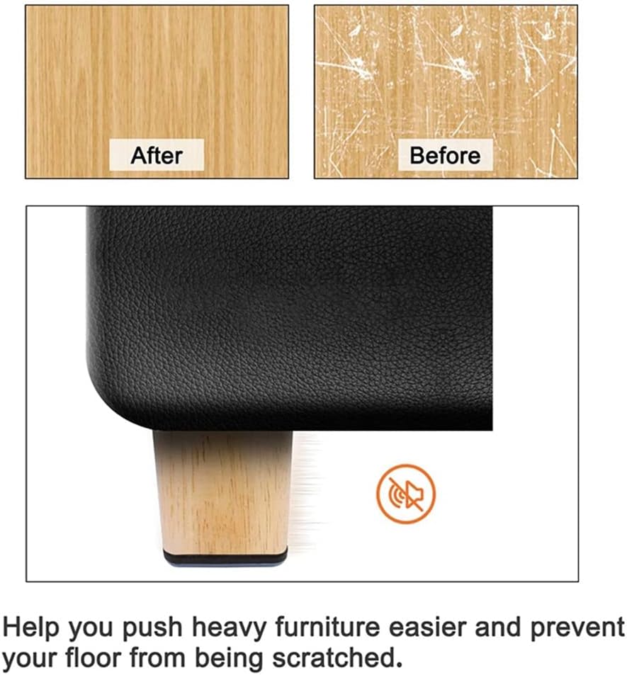 GleitGut 24 X Patins Pour Meubles 25 Mm Patin Téflon Rond