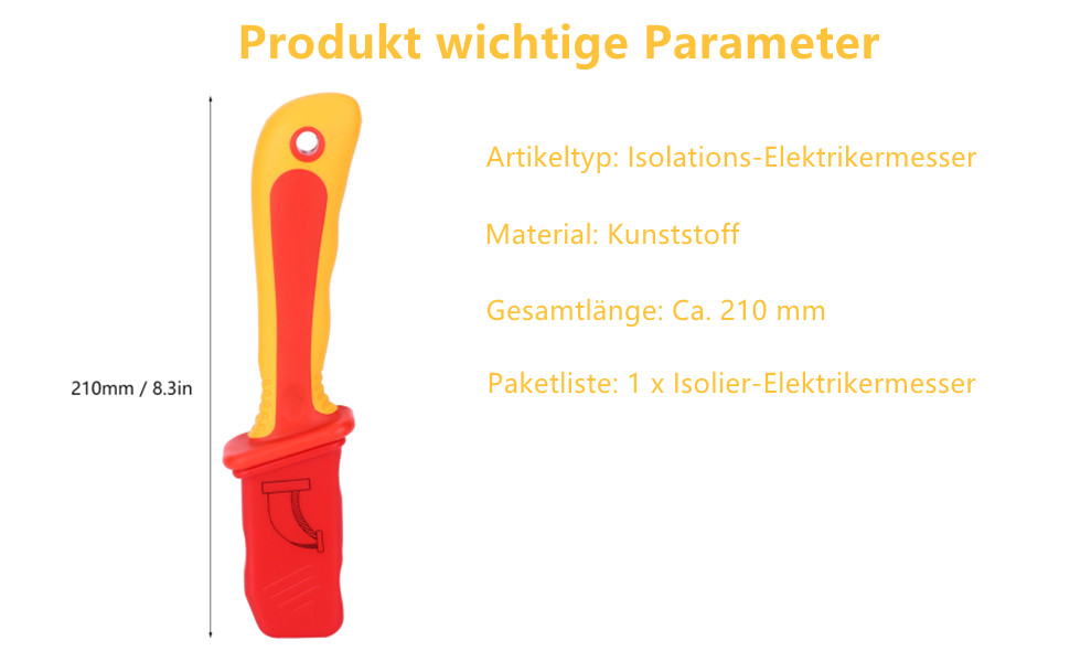 Isolierung Elektriker Messer