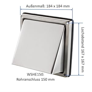 Dimensions WSHE150 :