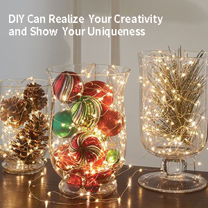 Lumières décoratives à faire soi-même.