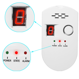 Gas alarm caravan. 