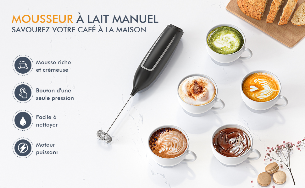 Mousseur à lait électrique
