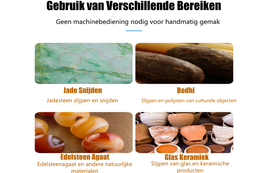 T-vormige dressoir voor slijpschijf