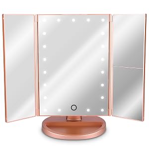 miroir lumineux led grossissant