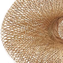 bamboo rattan pendant light lamp fixtures ceiling hanging japanese modern decor