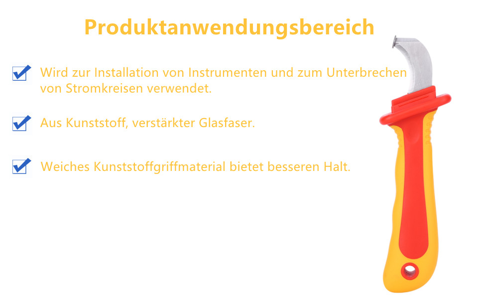 Isolierung Elektriker Messer