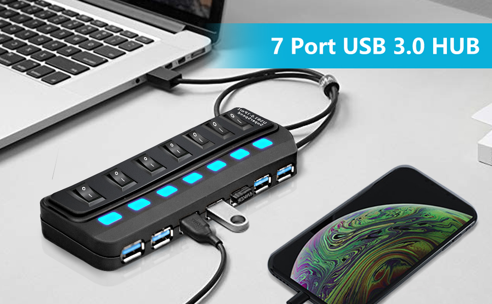 7 PORT USB HUB 3.0