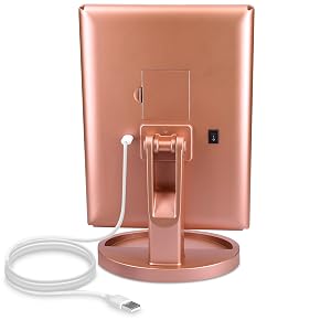 miroir lumineux led grossissant