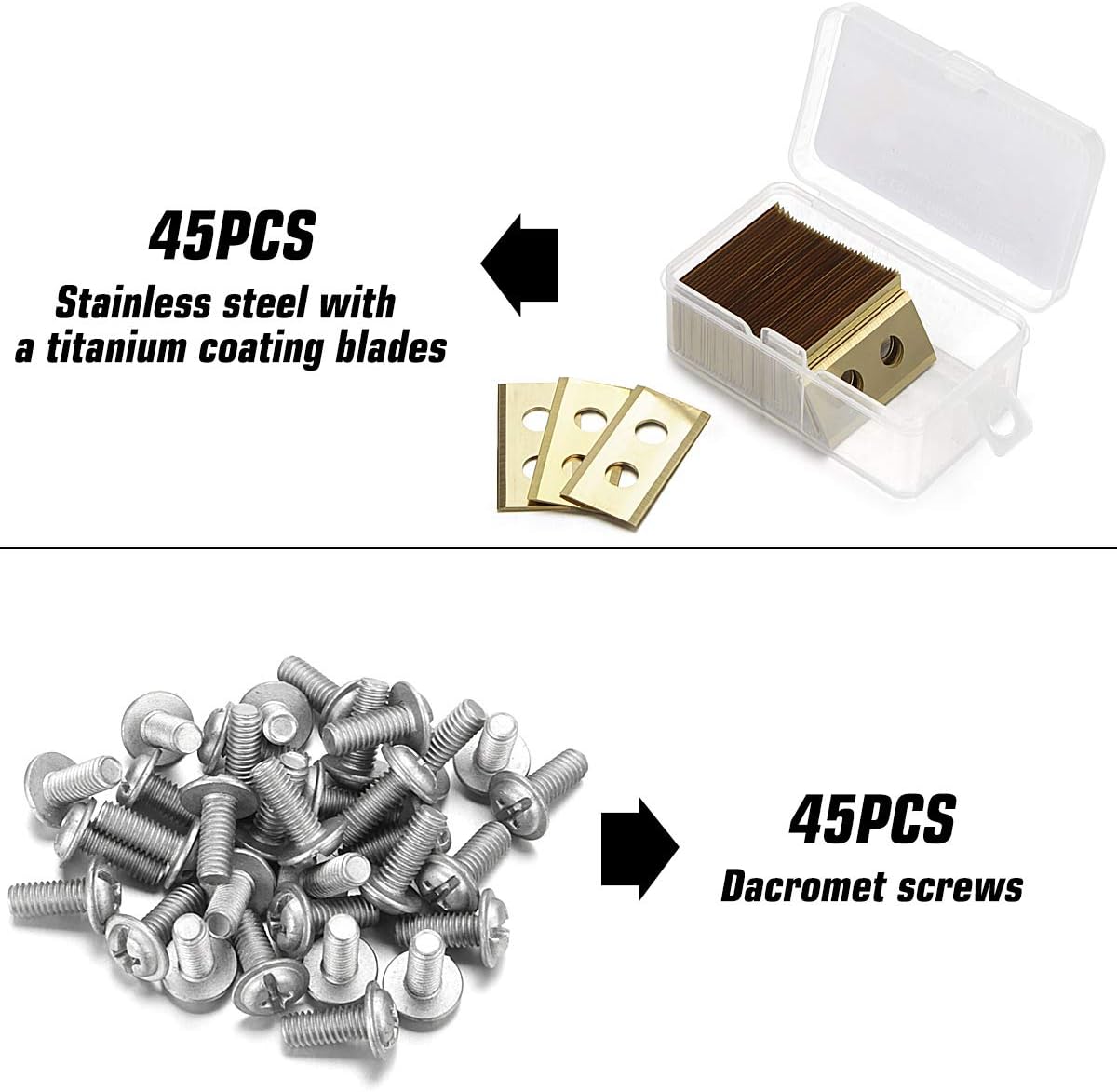 Lames en titane pour tondeuse robot Worx Landroid