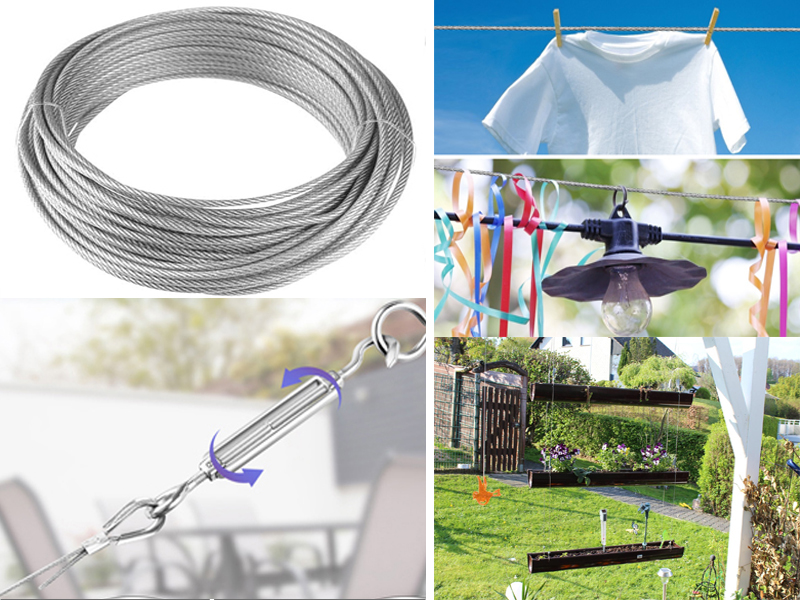 Corde en Acier Inoxydable à Suspendre Kit
