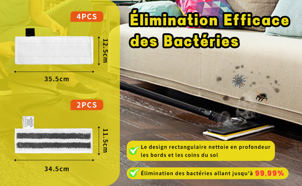 serpillere pou karcher sc2 sc3 sc4 sc5 si4
