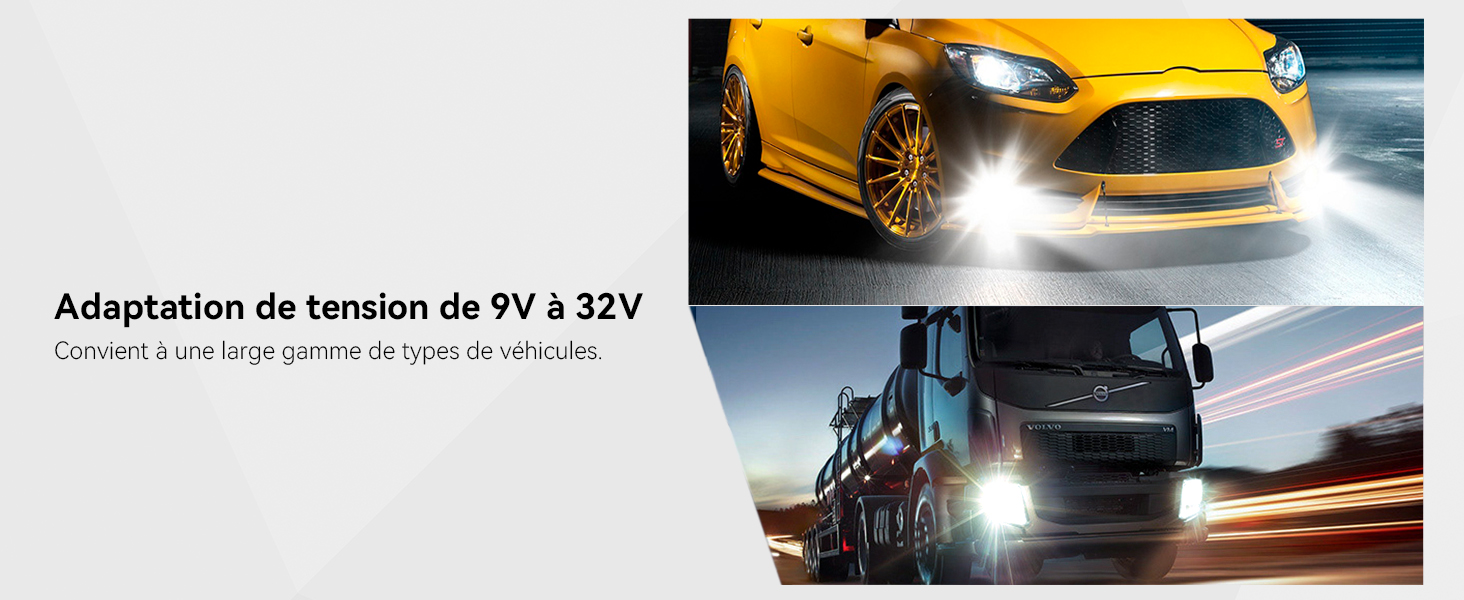 12V 24V megane ampoules veilleuse car gyrophare lumiere blanche lumineuse remorque coffre