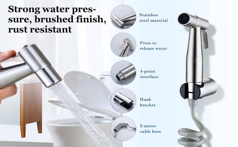 Kit Douchette WC,Douchette WC Kit Complet,Douchette Toilette