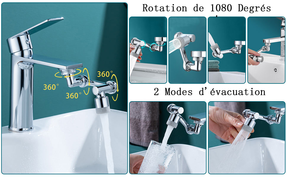 embout robinet salle de bain