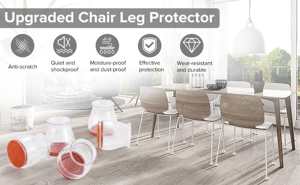 Patins de protection en silicone