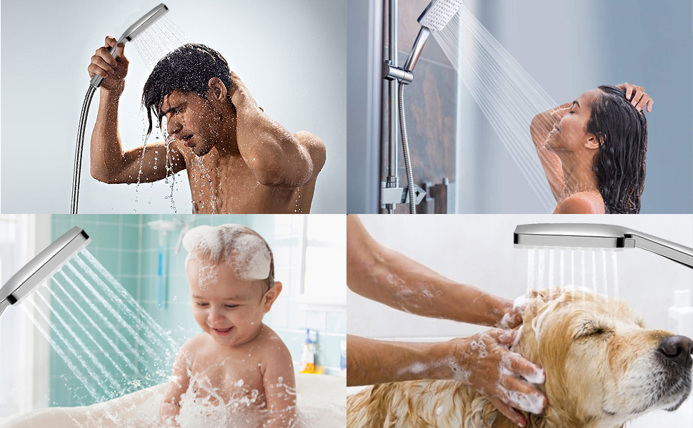 pommeau douche haute pression