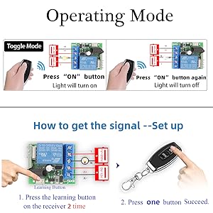 T toggle mode  