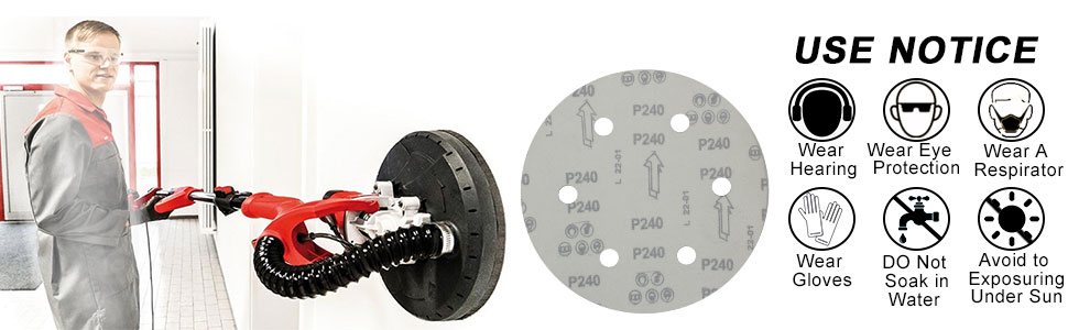 Disque abrasif 225 mm Disque de Ponçage 225 mm