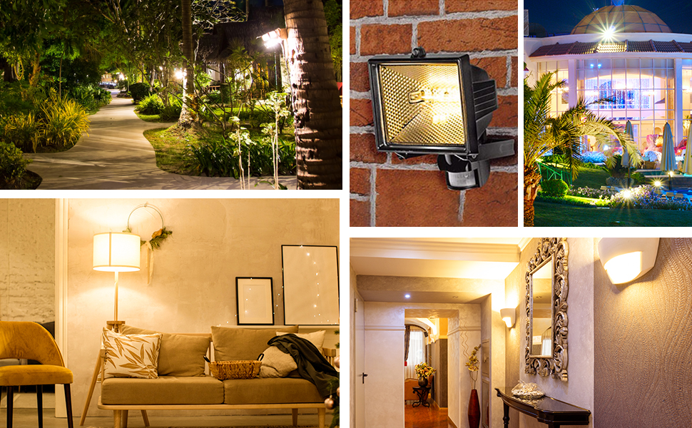 lampadaires éclairage paysager