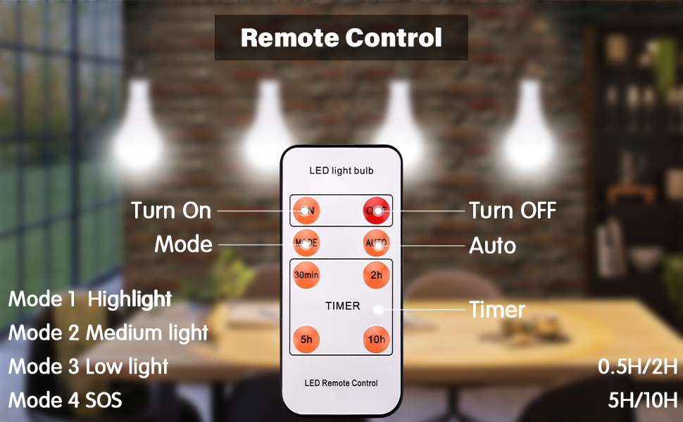 Ampoules LED Rechargeables Lampe