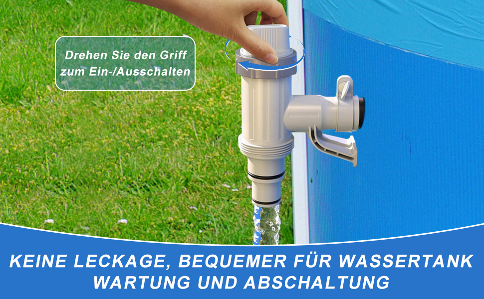 Pool Plunger Valve Plus pour piscine hors sol