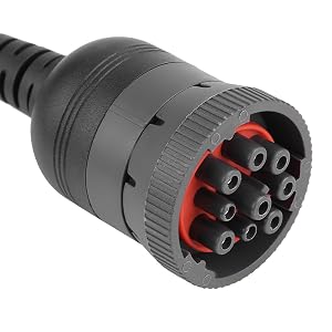 Camion diagnostiquent l'adaptateur d'interface