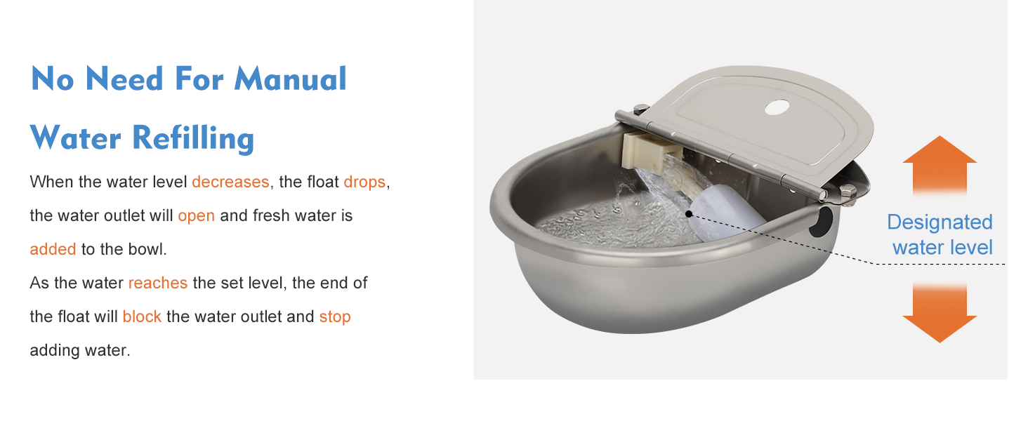 automatic dog water dispenser
