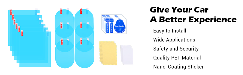 waterproof film for car, waterproof film for car mirror, waterproof film, waterproof film