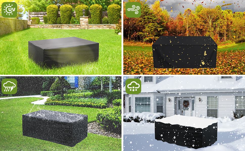 Housse de protection pour table de jardin