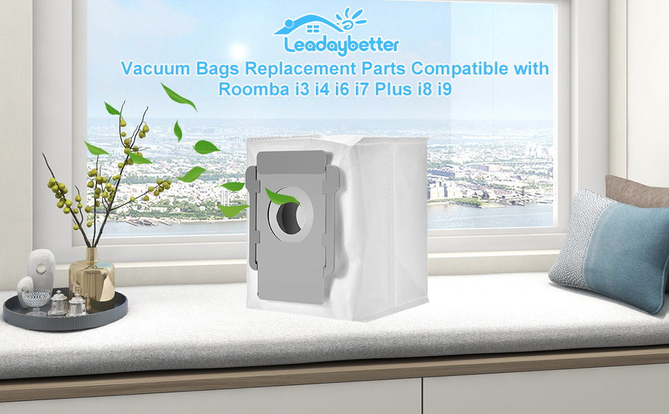 Lot de 6 sacs d'aspirateur pour iRobot Roomba i7.
