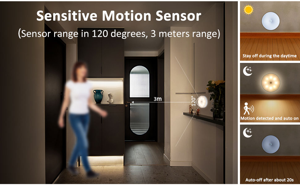 Lampada a LED con sensore di movimento