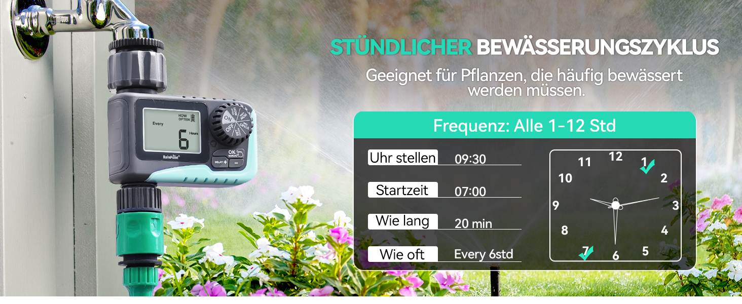 bewässerungscomputer wasser zeitschaltuhr bewässerungsuhr
