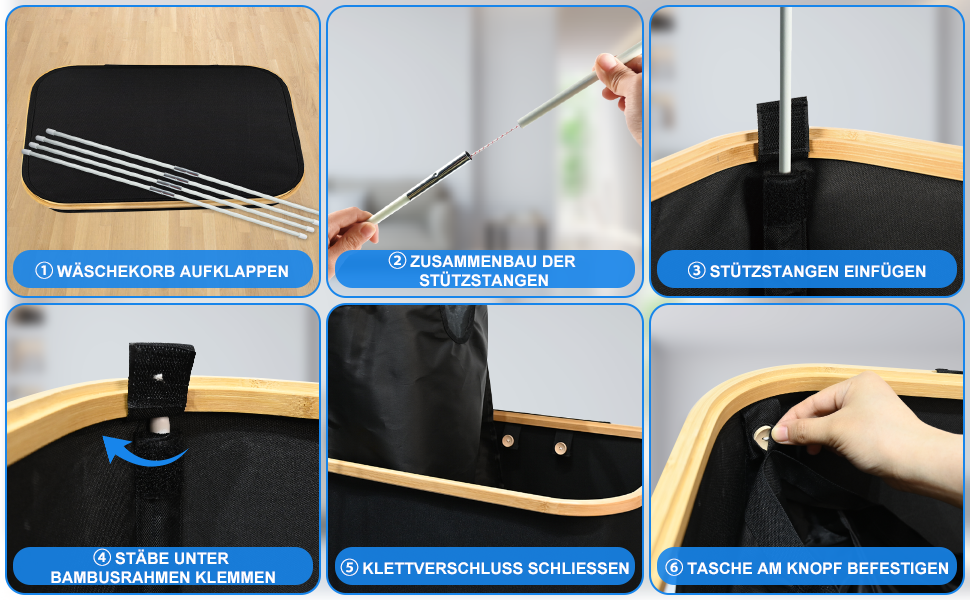 panier à linge pliable 160l