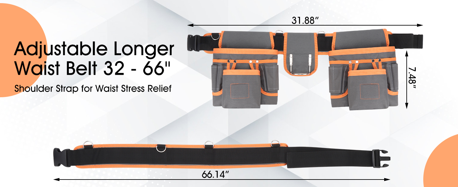 Magnetic Tool Belt Suspenders