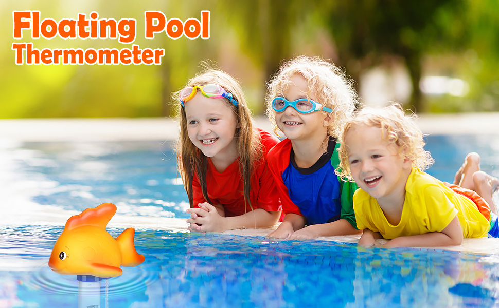 Thermomètre de piscine flottant
