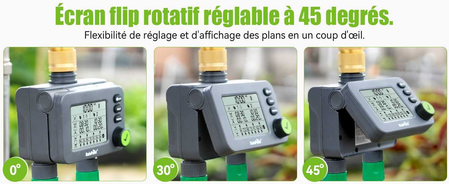 programmateur arrosage automatique minuteries d'arrosage