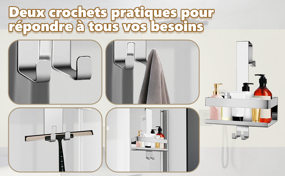 MEKOTRIN Caddie de Douche Au-dessus de la Porte