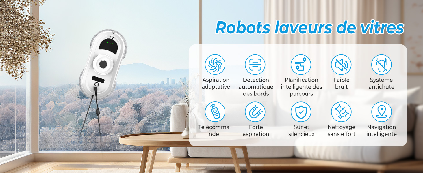 Robot Nettoyeur de Vitre
