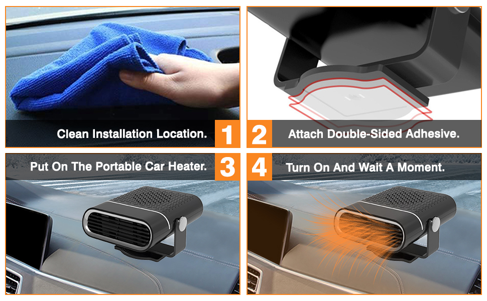 Chauffage de voiture 12v