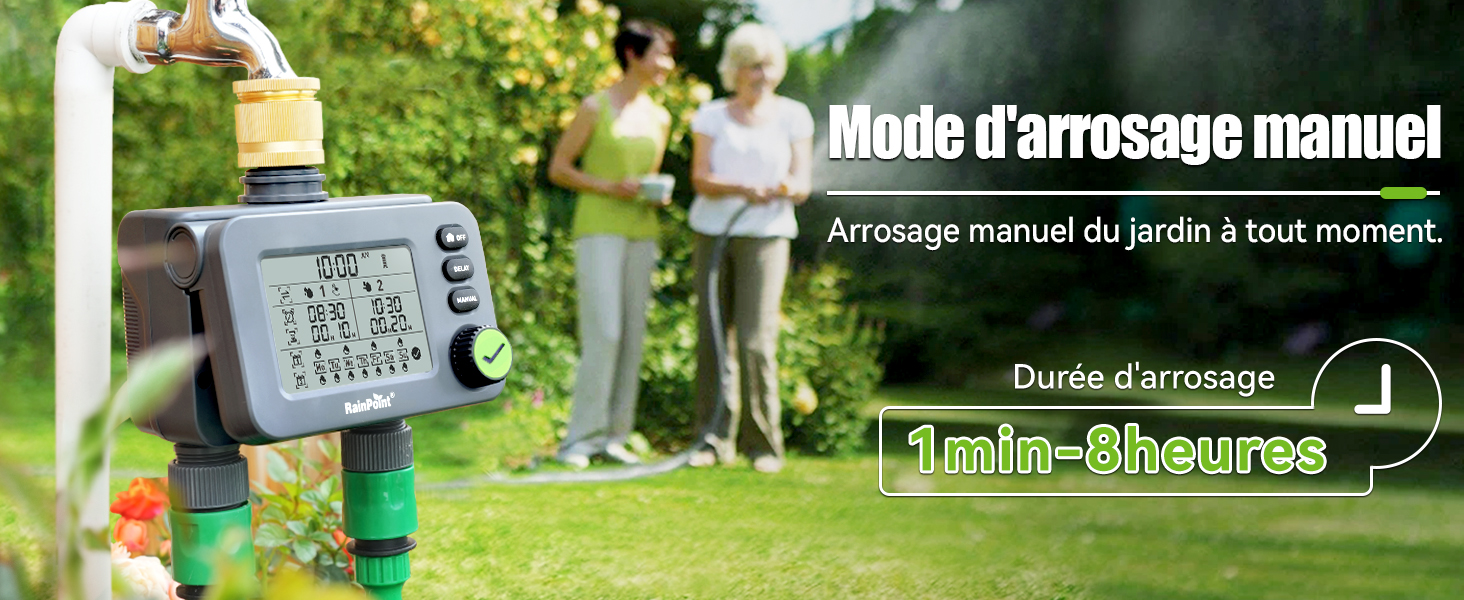 programmateur arrosage 2 voies