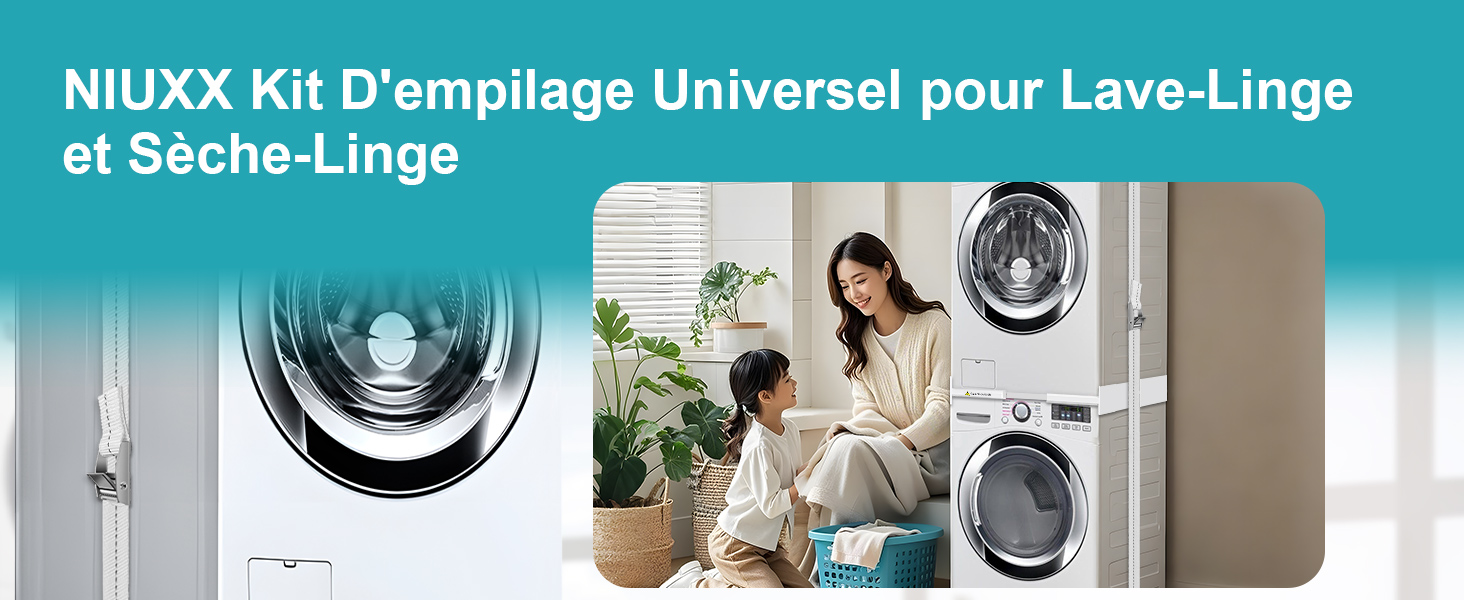 kit de superposition lave linge seche linge