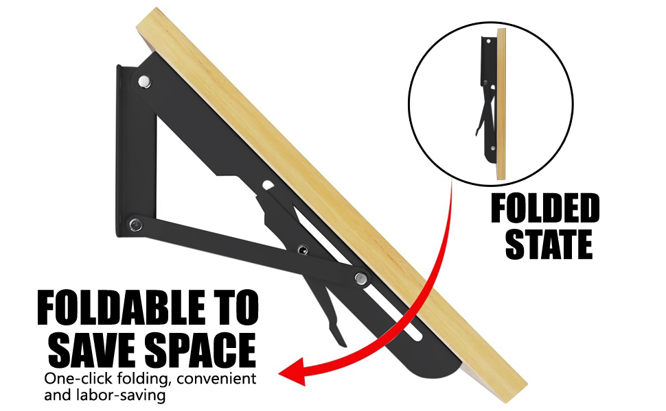 Support équerre pliable
